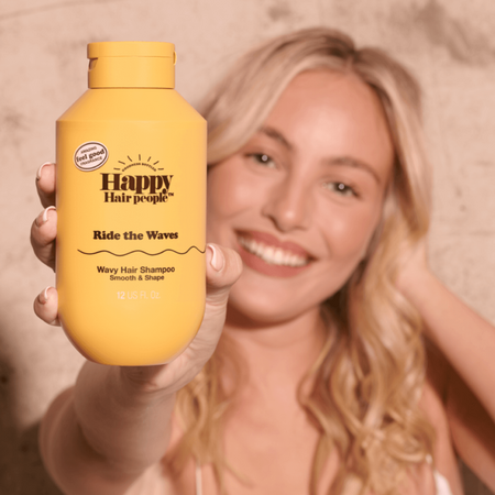 Sampon cu ulei de portocale pentru par ondulat, 355 ml, Happy Hair People 696151