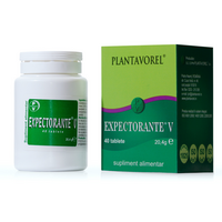 Expectorante V, 40 tablete, Plantavorel