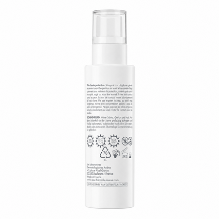 Fluid anti-imperfectiuni cu SPF 50+ pentru ten sensibil cu imperfectiuni, 40 ml, Avene 793906