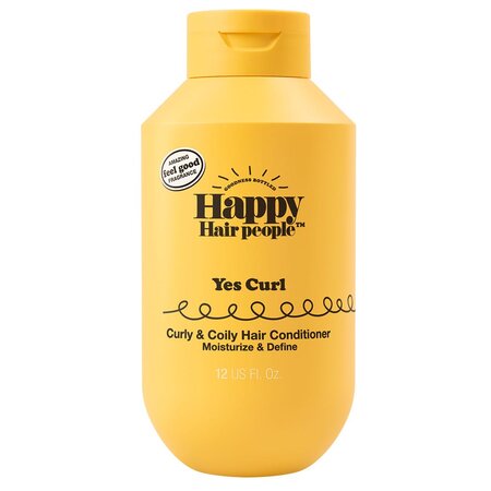 Balsam hidratant cu Ulei de Ricin si Portocale pentru par cret si ondulat, 355 ml, Happy Hair People