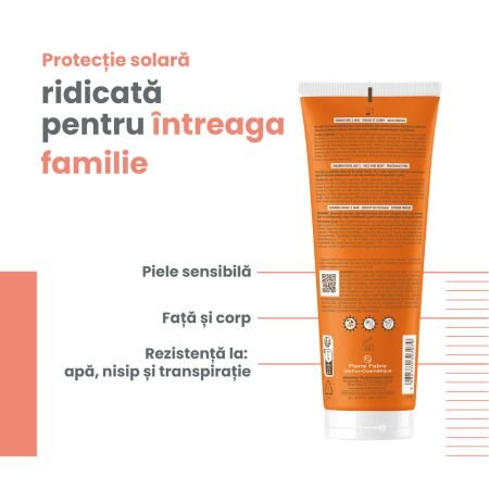 Lotiune cu protectie solara SPF50+ pentru copii, 250 ml, Avene 696197