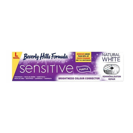 Pasta de dinti remineralizanta pentru albire, White Sensitive, 100 ml, Beverly Hills Formula