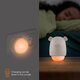 Lampa de veghe cu senzor de lumina, Verde, Benny the Bear, 10 luni+, Zazu Kids 696308