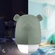 Lampa de veghe cu senzor de lumina, Verde, Benny the Bear, 10 luni+, Zazu Kids 696306