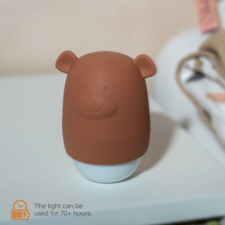 Lampa de veghe cu senzor de lumina, Maro, Benny the Bear, 10 luni+, Zazu Kids 696318