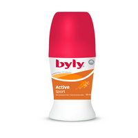 Deo roll-on pentru protectie 48h, Active Sport, 50 ml, Byly
