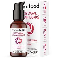 Vitamina D3+K2 Lipozomala CodeAge, portocala, 59.2 ml, GNC