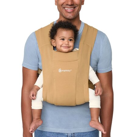 Marsupiu ergonomic Embrace, Knit Camel, + 0 luni, Ergobaby 696455