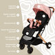Carucior sport pentru copii Travel, Pink, Appekids 696504