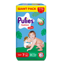 Scutece chilotel Fashion, Nr.7 17kg+, 50 bucati, Pufies