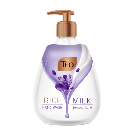 Sapun lichid, Rich Milk, 400 ml, Teo