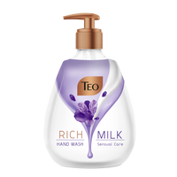 Sapun lichid pentru maini Rich Milk, Sensual Care, 400 ml, Teo