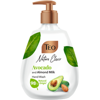 Sapun lichid Nature Elixir, Avocado si Lapte de Migdale, 400 ml, Teo