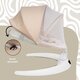 Leagan electric pentru bebelusi Evoque, Bubble Beige, Appekids 696577