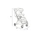 Carucior sport pentru copii Auto-folding Andrea, 0-22 kg, Turquoise, Momi 696618