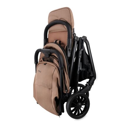 Carucior sport pentru copii Auto-folding Andrea, 0-22 kg, Brown, Momi 696633