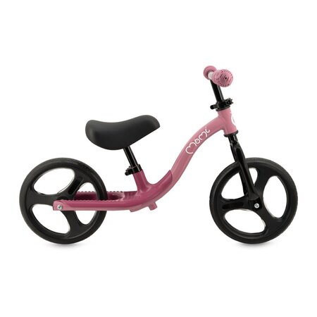 Bicicleta fara pedale cu roti led Isoka, Pink, 2 ani+, Momi 696711