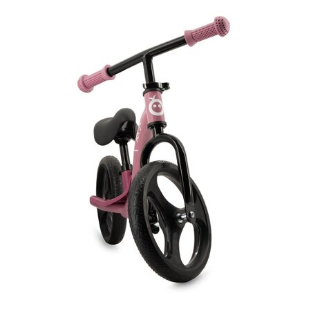Bicicleta fara pedale cu roti led Isoka, Pink, 2 ani+, Momi 696709