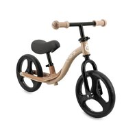 Bicicleta fara pedale cu roti led Isoka, Beige, 2 ani+, Momi