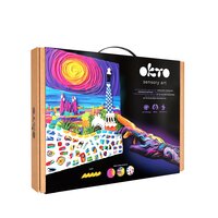 Set pictura 3D cu argila usoara, 30 x 40 cm, Park Guell Barcelona, 14 ani+, Okto
