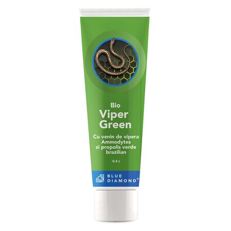 Gel Bio cu venin de vipera si propolis verde brazilian Viper Green, 100 ml, Blue Diamond