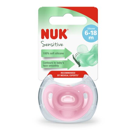 Suzeta M2 din silicon Sensitive, 6-18 luni, 1 buc, Nuk