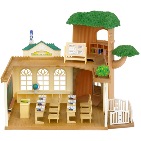 Scoala de la tara Sylvanian Families, 3 ani+, Epoch 696857
