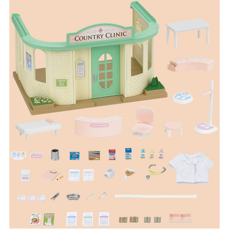 Cabinet Medical Sylvanian Families, 3 ani+, Epoch 696868