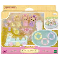 Set 3 figurine Sylvanian Families, Tripleti Milk Rabbit, 3 ani+, Epoch