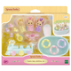 Set 3 figurine Sylvanian Families, Tripleti Milk Rabbit, 3 ani+, Epoch 696905