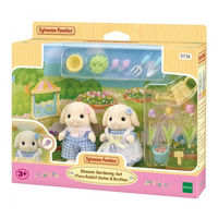 Set 2 figurine Sylvanian Families, Iepurasii Gradinari, 3 ani+, Epoch