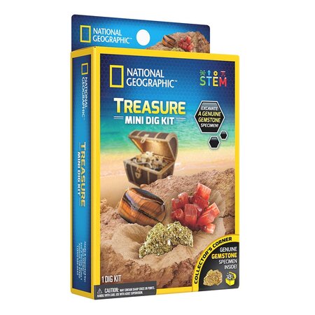 Mini Kit Creativ STEM Sa Cautam Comoara, 10 ani+, National Geographic