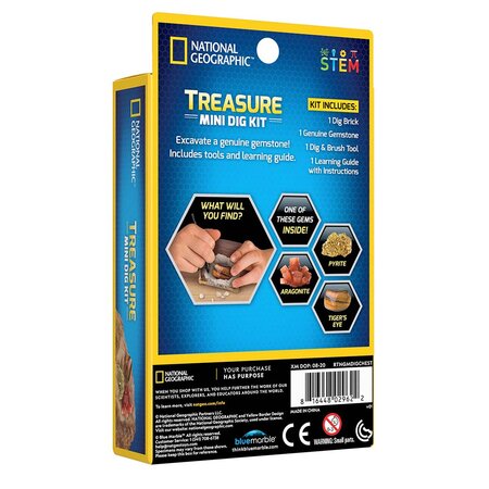Mini Kit Creativ STEM Sa Cautam Comoara, 8 ani+, National Geographic 696945