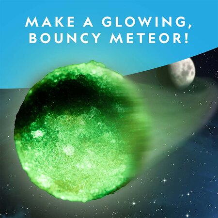 Kit Creativ STEM Meteorit care straluceste in intuneric, 8 ani+, National Geographic 696964
