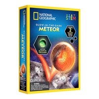 Kit Creativ STEM Meteorit care straluceste in intuneric, 8 ani+, National Geographic