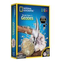 Kit Creativ STEM Învata sa Spargi o Geoda, 8 ani+, National Geographic