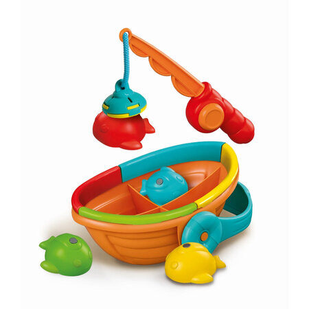 Joc educativ de logica pestisori colorati din plastic reciclat, 12-36 luni, Clementoni 696971