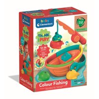 Joc educativ de logica pestisori colorati din plastic reciclat, 12-36 luni, Clementoni