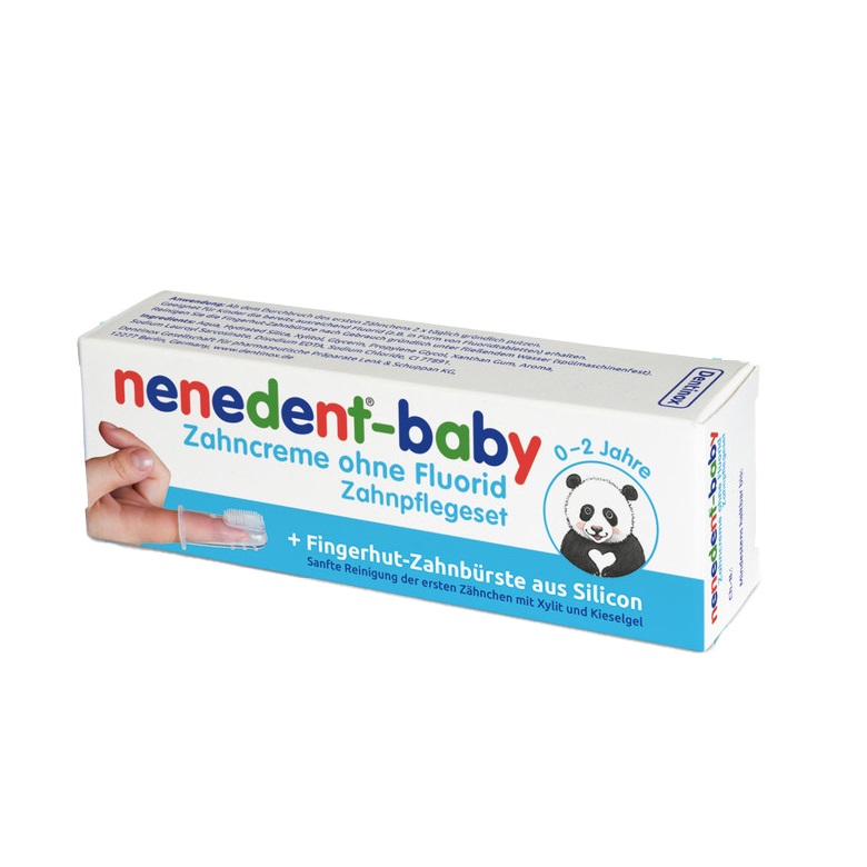 Pasta de dinti pentru bebelusi fara fluor Nenedent Baby, 20 ml, Dentinox Berlin