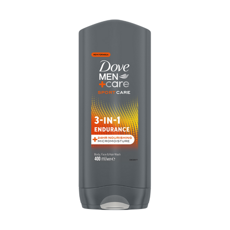 Gel de dus Men Care, 3 in 1 Endurance, 400 ml, Dove
