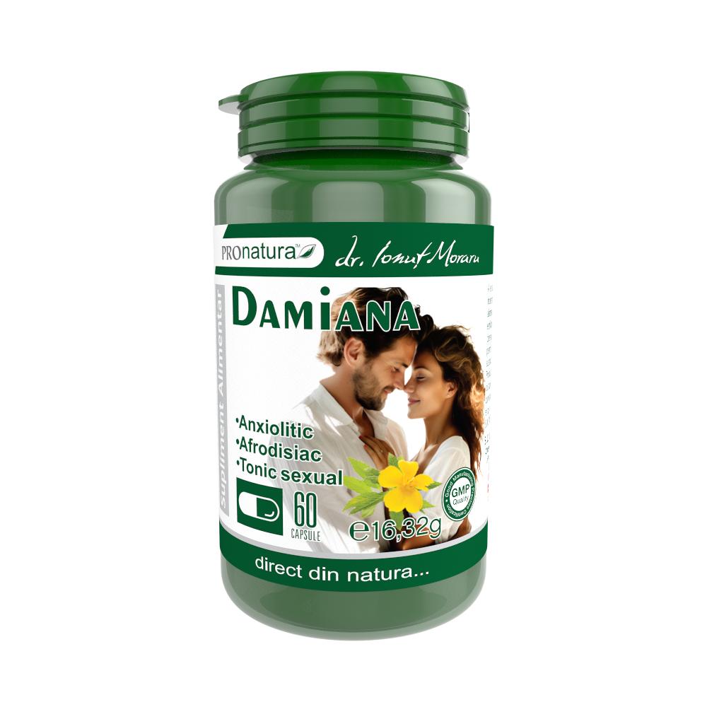 Damiana, 60 capsule, Pro Natura
