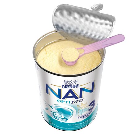 Formula de lapte Nan 3 OptiPro, +12 luni, 800 g, Nestle 772695