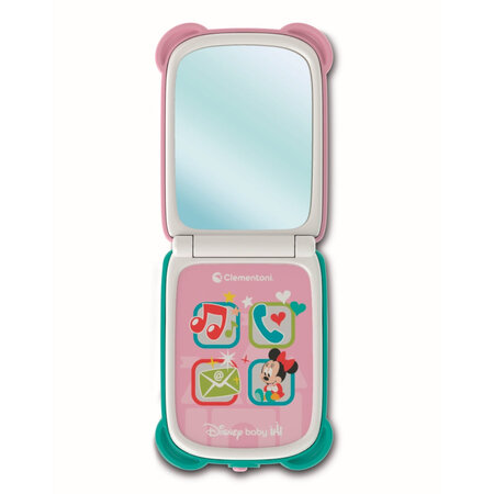 Telefon flip Minnie Mouse, 9-36 luni, Clementoni 697217