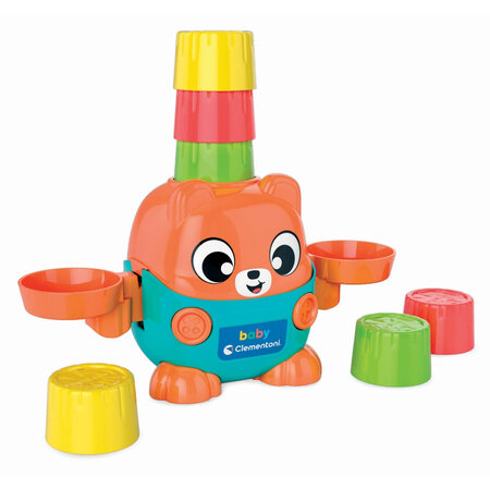 Ursulet de echilibru cu activitati Montessori Baby, 18 luni+, Clementoni 697236