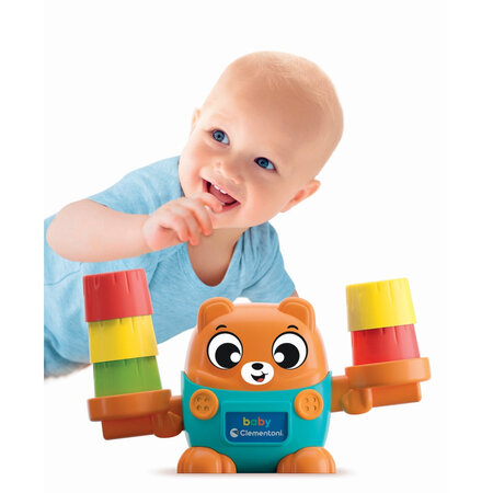 Ursulet de echilibru cu activitati Montessori Baby, 18 luni+, Clementoni 697233