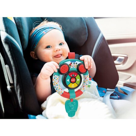 Volan interactiv Mickey si Minnie Baby, 6 luni+, Clementoni 697243