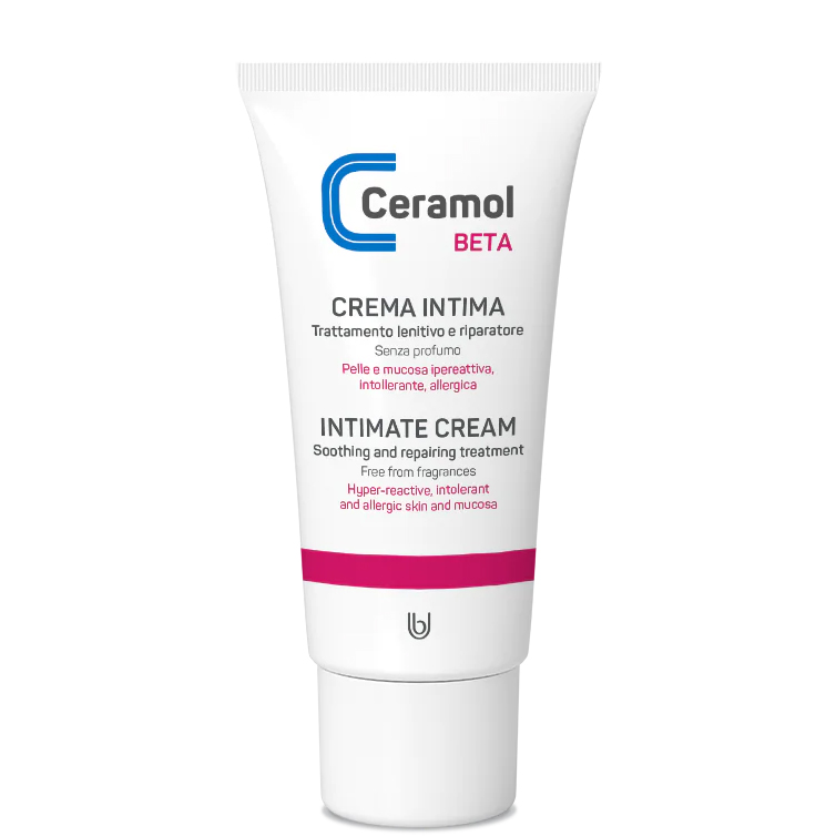 Crema intima emolienta si reparatoare, 50 ml, Ceramol