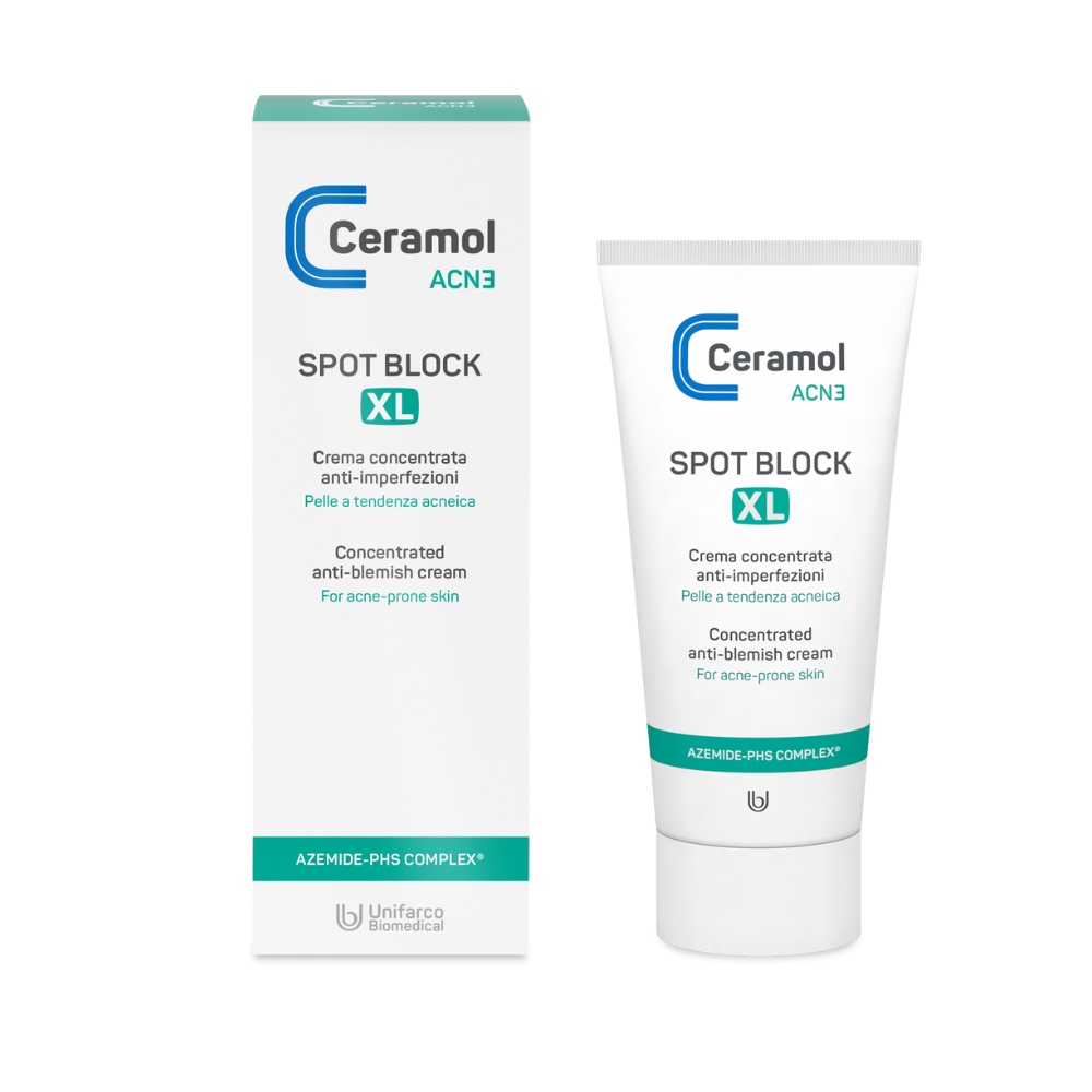Tratament corector cu acid azelaic Acne Spot Block, 50 ml, Ceramol