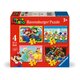 Puzzle Super Mario 4 in 1, 3 ani+, Ravensburger 697303