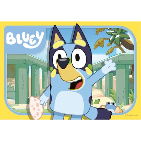 Puzzle Bluey 4 x 1, 18 luni+, Ravensburger 697333